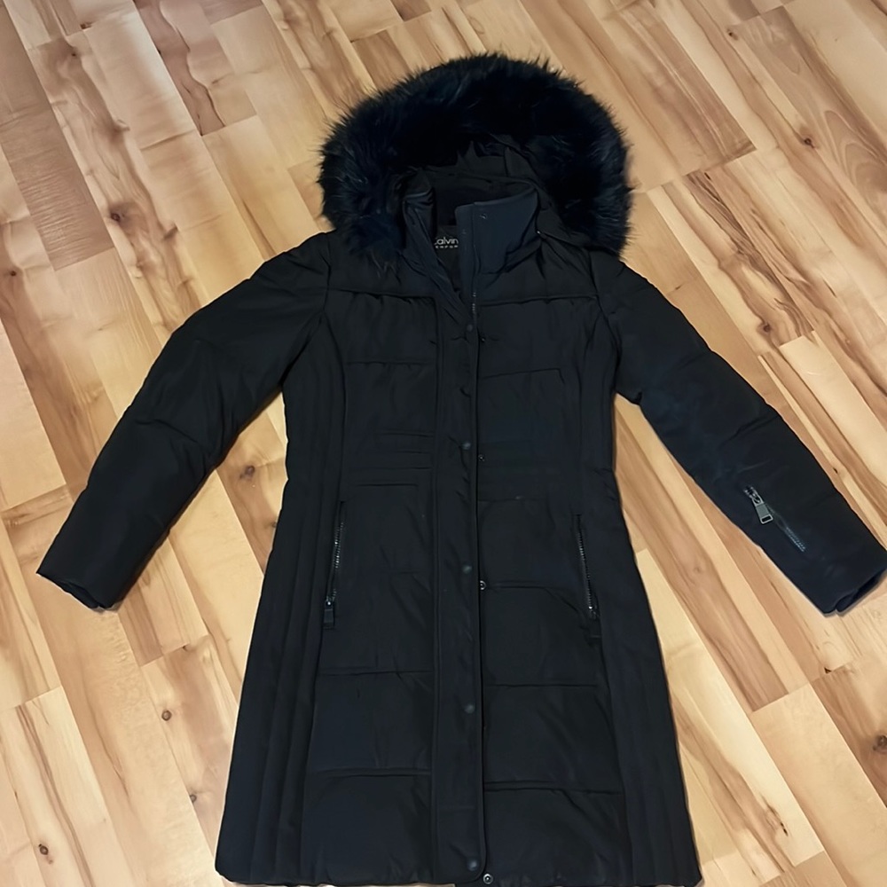 Calvin Klein Hooded Puffer Coat